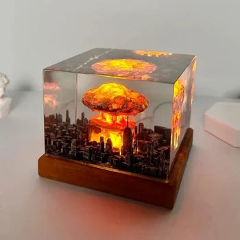 Explosion Mushroom Cloud Night Light