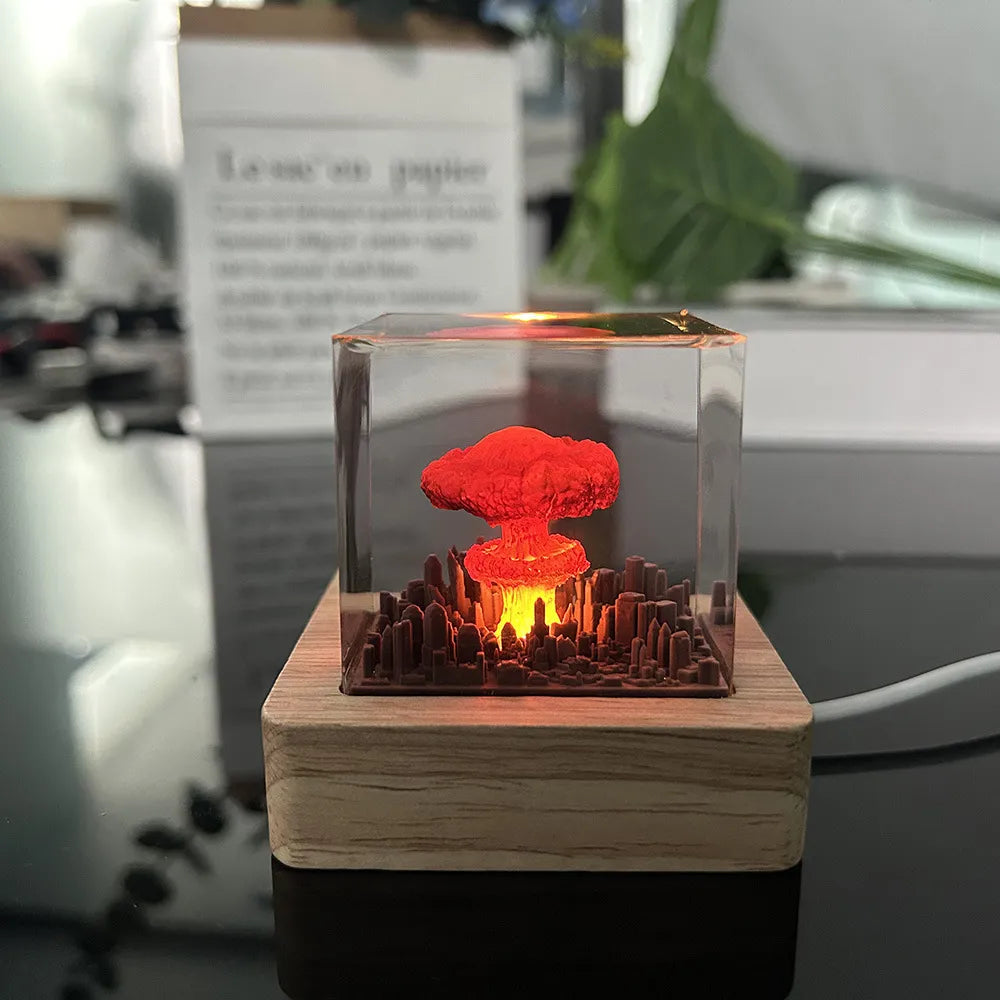 Explosion Mushroom Cloud Night Light